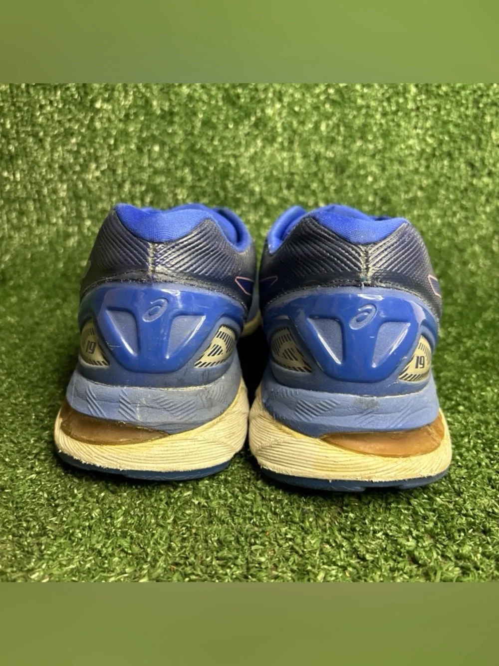 ASICS Gel-Nimbus 19‎ Women's Running Athletic Sneakers T750N Blue Size 8.5
